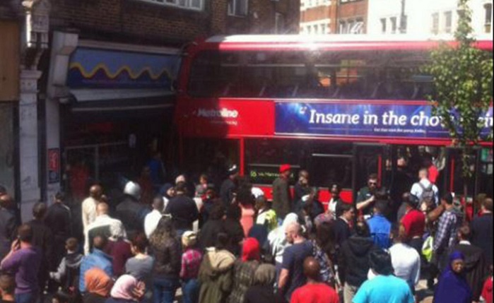 At least 17 people injured after double-decker bus smashes into London shopfront